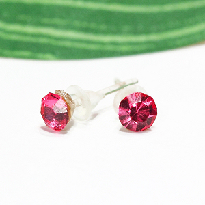 20x Mini-Ohrstecker 8331 - pink